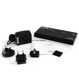 StarTech.com  2 Port DVI Video Splitter with Audio / Split a DVI source with audio to two displays, image , 3 image