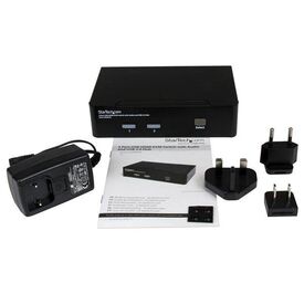 StarTech.com 2 Port USB HDMI® KVM Switch with Audio and USB 2.0 Hub, image , 3 image