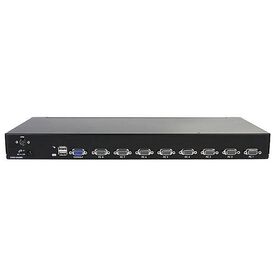 StarTech.com 8 Port 1U Rackmount USB KVM Switch Kit with OSD and Cables, image , 2 image