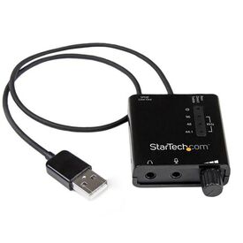 StarTech.com USB Stereo Audio Adapter External Sound Card with SPDIF Digital Audio, image 