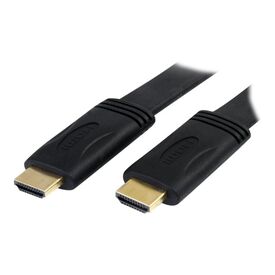 StarTech.com 5m Flat High Speed HDMI Cable with Ethernet - Ultra HD 4k x 2k HDMI Cable - HDMI to HDMI M/M, image 