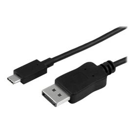 StarTech.com 6ft USB C to DisplayPort Adapter Cable / USB Type-C / 4K 60Hz / DisplayPort cable / 24 pin USB Type C (M) to DisplayPort (M) / 1.83 m | CDP2DPMM6B, image 