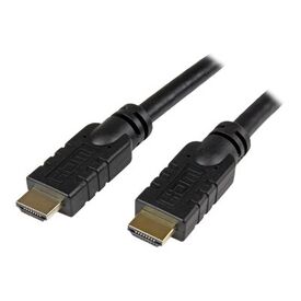 StarTech.com 20m 65 ft Active CL2 In-wall High Speed HDMI Cable / M/M / Video / audio cable / HDMI / 19 pin HDMI (M) to 19 pin HDMI (M) / 20 m / double shielded / black | HDMM20MA, image 