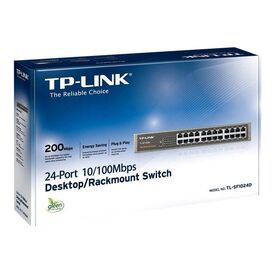 TP-Link TL-SF1024D Switch 24 x 10100 desktop | TL-SF1024D