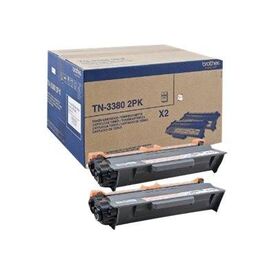 Brother TN3380 2PK 2-pack black original toner | TN3380TWIN