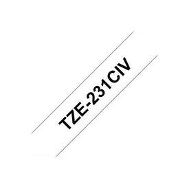 Brother TZe231CIV Black on white Roll | TZE231CIV