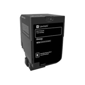 Lexmark Black original toner cartridge LCCP, | 74C20KE