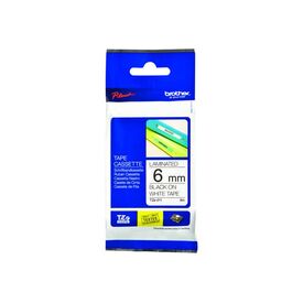 Brother TZe211 Black on white Roll (0.6 cm x 8 m) | TZE211
