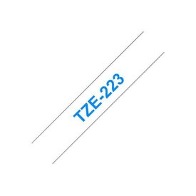 Brother TZe223 Blue on white Roll (0.9 cm x 8 m) | TZE223
