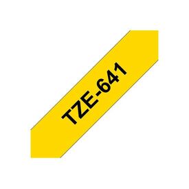 Brother TZe641 Black on yellow Roll  | TZE641