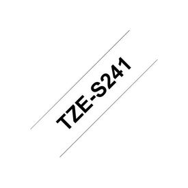 Brother TZeS241 Extra strength adhesive black | TZES241