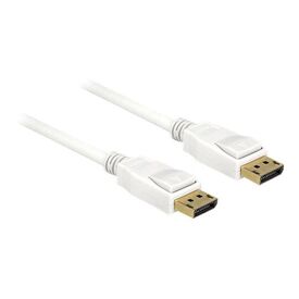 DeLOCK DisplayPort cable 2m 4K support white| 84877