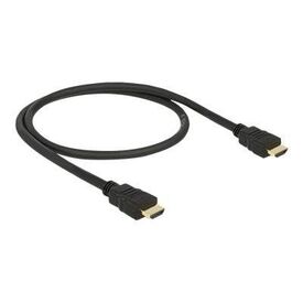 DeLOCK HDMI with Ethernet cable 50cm black 4K | 84751