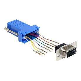 DeLOCK Serial adapter RJ-45 (F) to DB-9 (F) blue | 65430