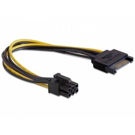 DeLOCK Power cable 15 pin SATA power (M) to 6 pin | 82924
