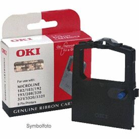 OKI black print ribbon for Microline 3390, | 09002309