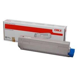 OKI Black original toner cartridge for C822dn, | 44844616