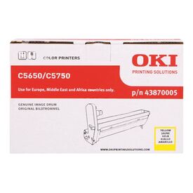 OKI Yellow drum kit for C5650dn, 5650n, 5750dn, | 43870005