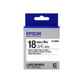 Epson LabelWorks LK-5WBN Black on white Roll | C53S655006