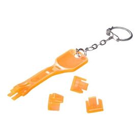LINDY LAN port blocker with key orange (pack of 10) | 40480