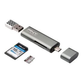 PNY Card reader 3 in 1 (SD, microSD, | R-TC-UA-3N1E01-RB
