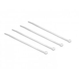 DeLOCK Cable tie 10 cm transparent (pack of 100) | 18605