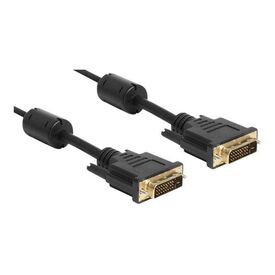 DeLOCK DVI cable DVI-D (M) to DVI-D (M) 1m black 83189