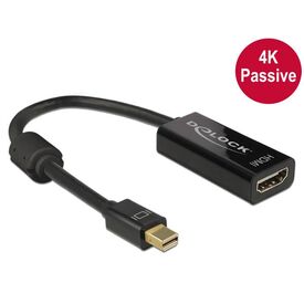 Delock mini Displayport to HDMI 4K Passive black  62613