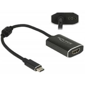 DeLOCK External video adapter VL100 USB-C HDMI dark 62988