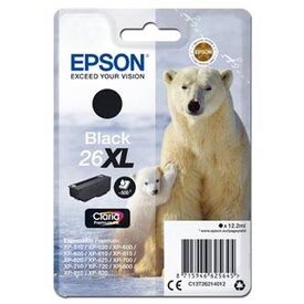 Epson 26XL 12.2 ml XL black original ink C13T26214012