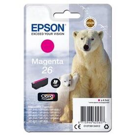 Epson 26 4.5 ml magenta original ink C13T26134012