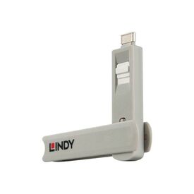 Lindy USB-C port blocker white 40427