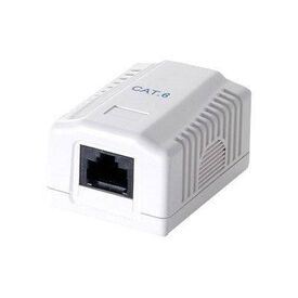 Equip Network surface mount box RJ-45 pure white, 235211