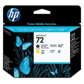 HP 72 Yellow, matte black printhead for DesignJet C9384A
