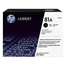 HP 81A Black original LaserJet toner cartridge CF281A