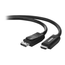 Belkin 6ft DisplayPort to HDMI Cable, MM, 4k F2CD001B06-E