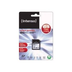 Intenso Flash memory card 64 GB Class 10 SDXC 3411490