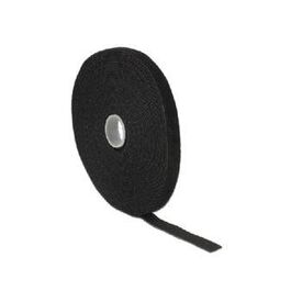 DeLOCK Velcro Cable tie roll 10 m black 18712