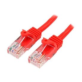 StarTech.com 0.5m Red Cat5e Cat 5 Snagless 45PAT50CMRD