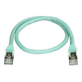StarTech.com 0.5m Aqua Cat6a Cat 6a Shielded 6ASPAT50CMAQ