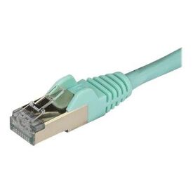 StarTech.com 0.5m Aqua Cat6a Cat 6a Shielded 6ASPAT50CMAQ