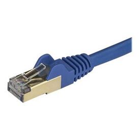 StarTech.com 0.5m Blue Cat6a Cat 6a Shielded 6ASPAT50CMBL