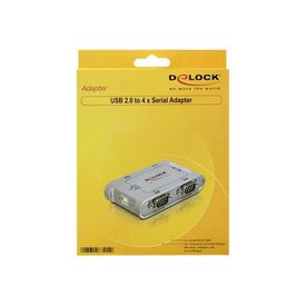 DeLock USB 2.0 to 4 port serial HUB Serial adapter 87414