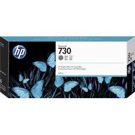 HP 730 300 ml high capacity grey original P2V72A