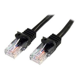 StarTech.com 10m Black Cat5e Cat 5 Snagless 45PAT10MBK