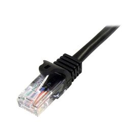 StarTech.com 10m Black Cat5e Cat 5 Snagless 45PAT10MBK
