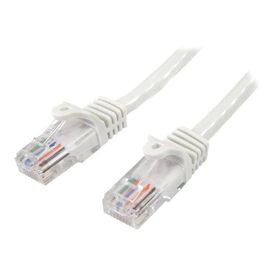 StarTech.com 10m White Cat5e Cat 5 Snagless 45PAT10MWH