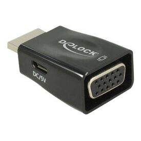DeLOCK Video converter HDMI VGA black 65902