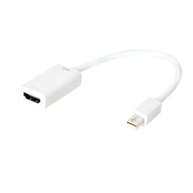 LogiLink CV0036B, mini Displayport to HDMI 15cm White