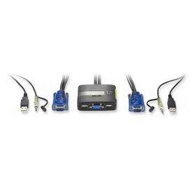 LevelOne KVM-0223 KVM audio switch 2 x KVM audio KVM-0223